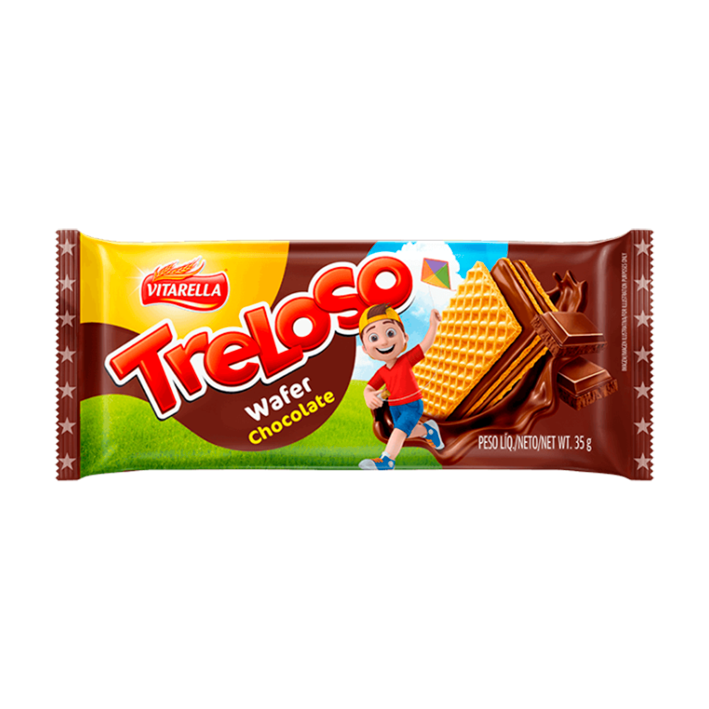 BISC WAFER  TRELOSO  CHOCOLATE 40X35G