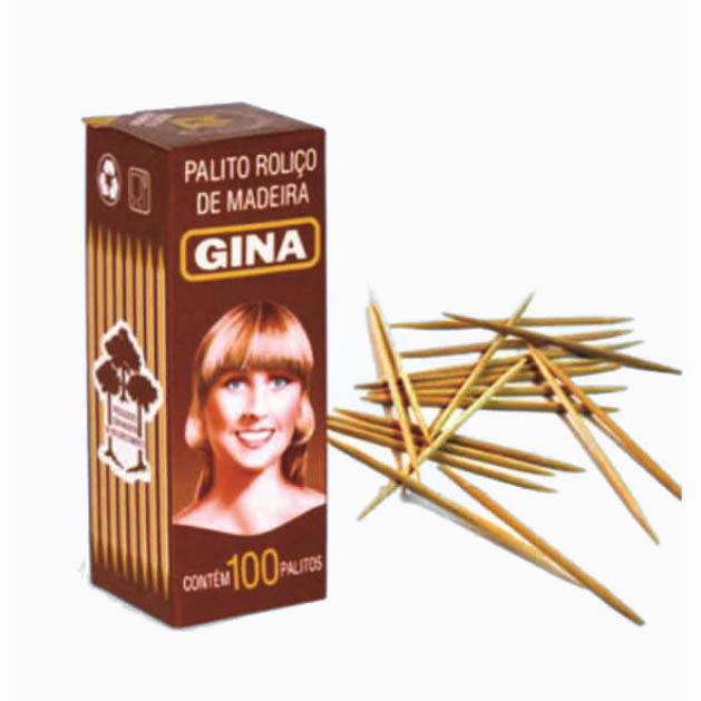 PALITO DE DENTE MAD GINA 25X100UN