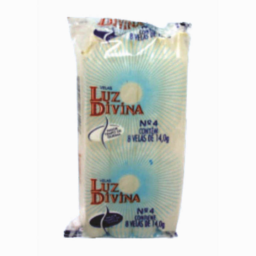 VELA N 4 LUZ DIVINA BR 14G 25X8UN 