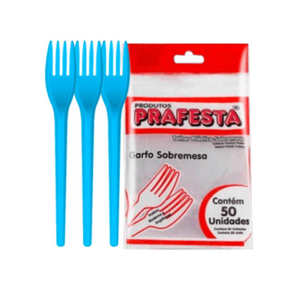 GARFO DES SOB PEQ  AZUL  1X50UN 