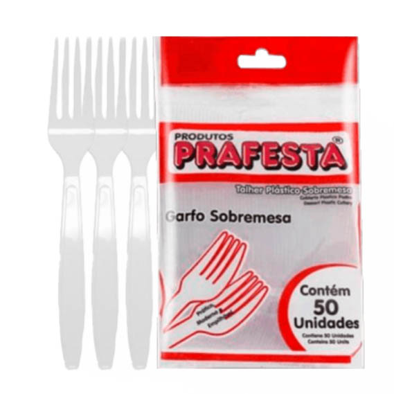 GARFO DES SOB PEQ  BRANCO  1X50UN 