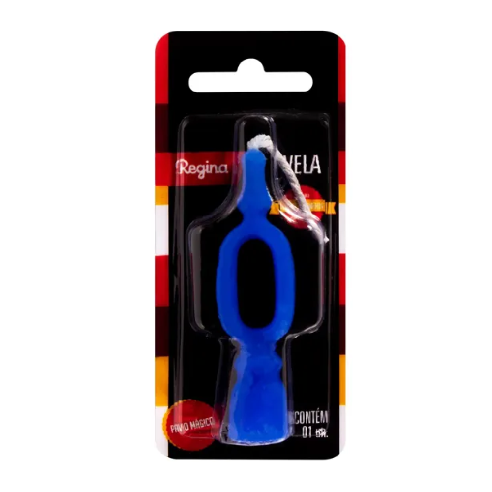 VELA REG ANIV N 0 AZUL 1X10UN