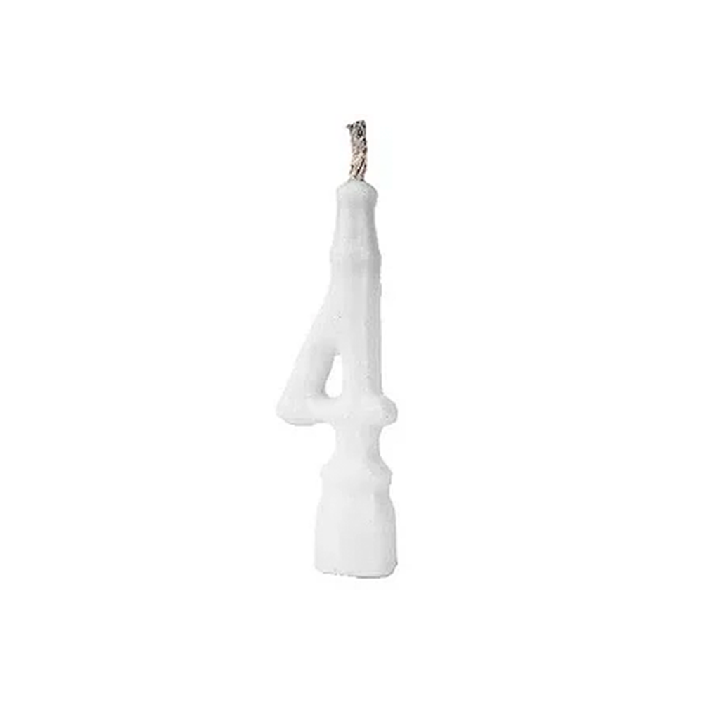 VELA REG ANIV N 4 BRANCA 1X10U
