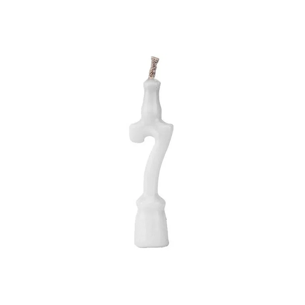 VELA REG ANIV N 7 BRANCA 1X10U