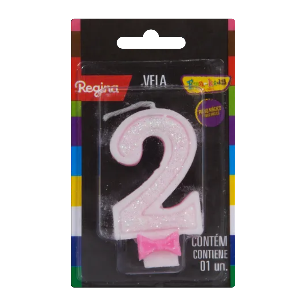 VELA REG ANIV N 2 ROSA 1X10UN