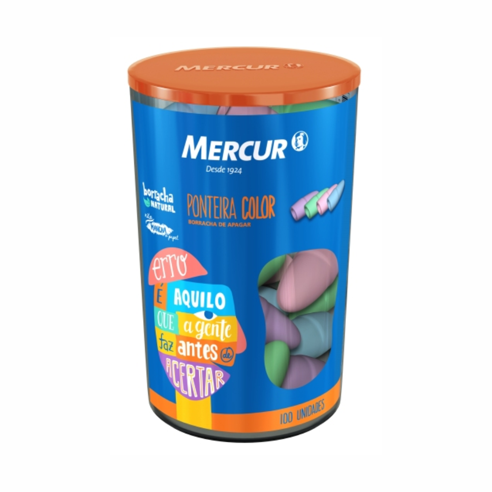 BORRACHA PONTEIRA KIDS COL MERCUR 1X100U