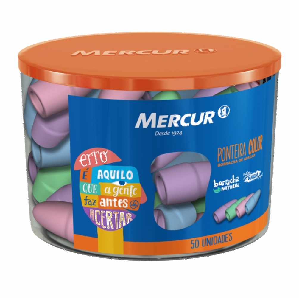 BORRACHA PONTEIRA KIDS COL MERCUR 1X50U