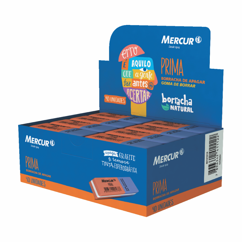 BORRACHA PRIMA MERCUR  1X40UN 