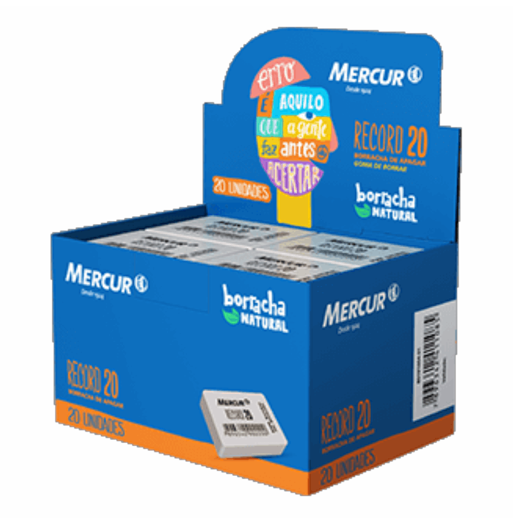 BORRACHA RECORD 20 BRA MERCUR 1X20UN 