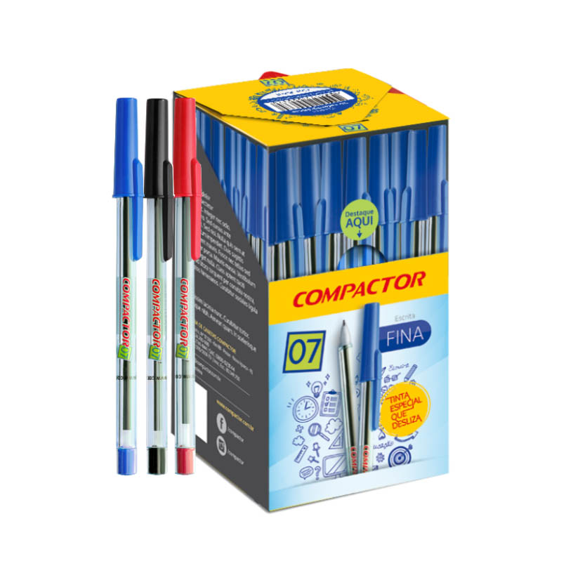 CANETA ESFER  PT 07 COMP  1X50UN