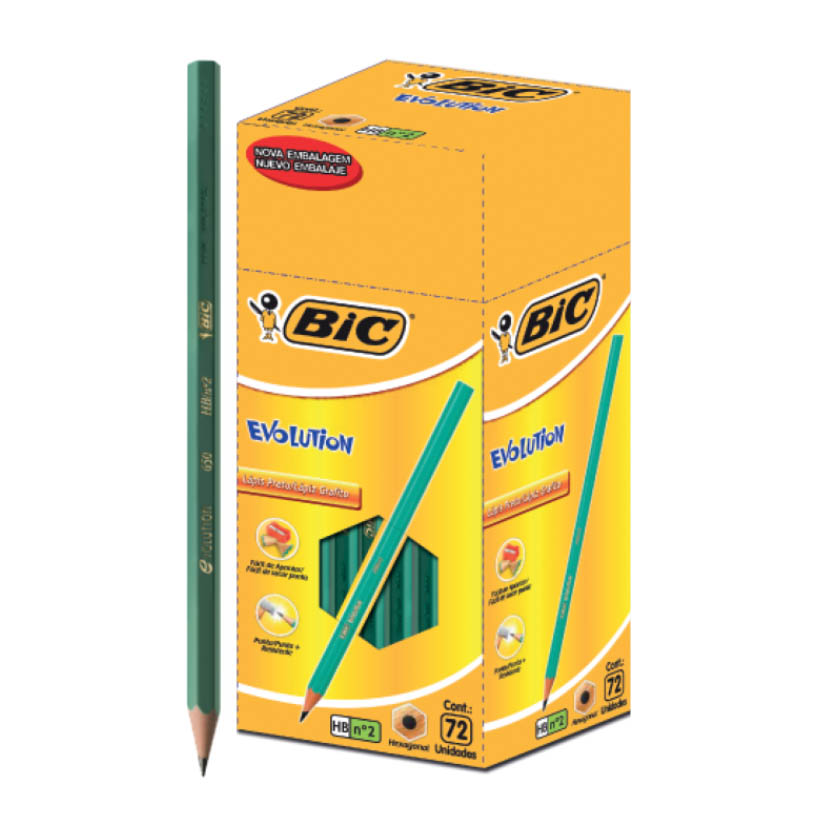 LAPIS PT HB2 HEXAGON S B EVOLUT BIC 1X72