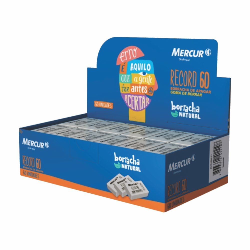 BORRACHA RECORD 60 BRA MERCUR 1X60UN 
