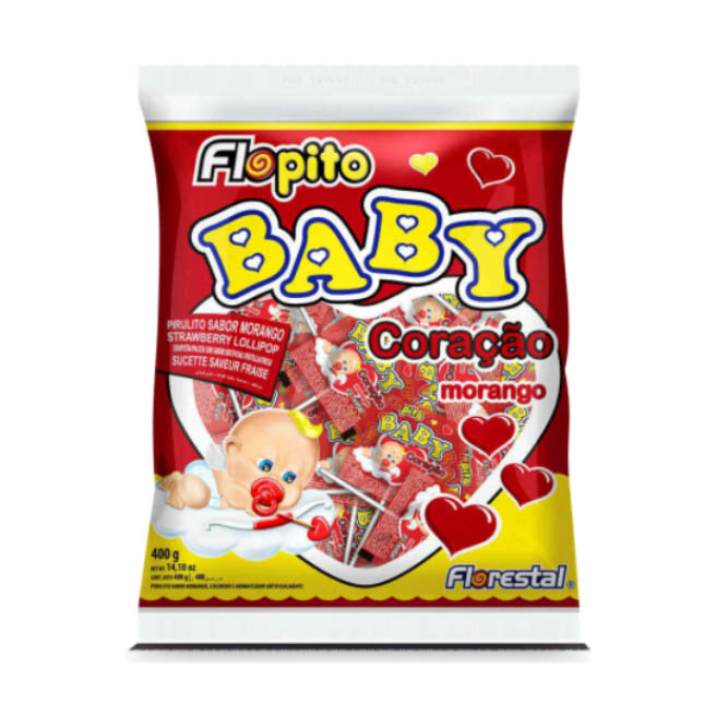 PIRUL  BABY CORACAO MOR  FLORES 1X200G 