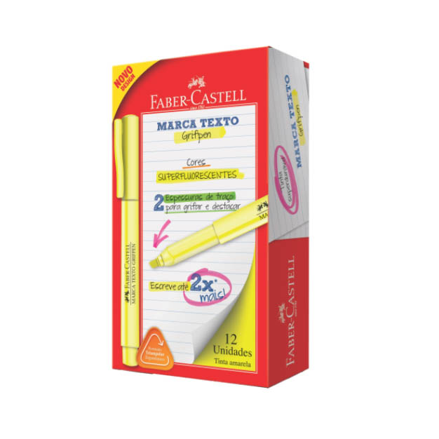 MARCA TEXTO VD CANETA FABER  1X12UN 