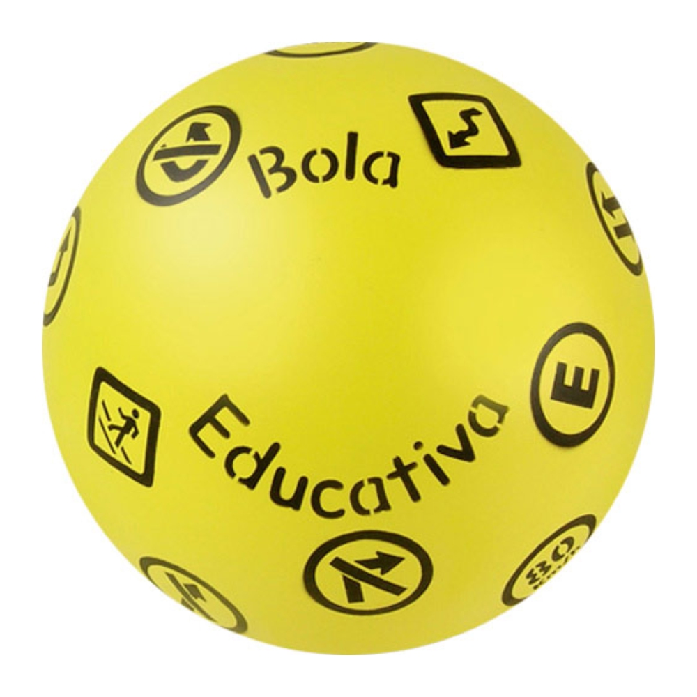 BOLA CANARINHA EDUCATIVA TRANSITO 1X6UN 