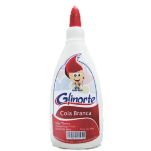 COLA BRANCA 90G GLINORTE  6X90G 
