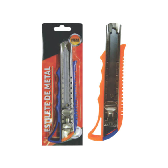 ESTILETE LARGO METALICO 18MM JOC 1X1UN