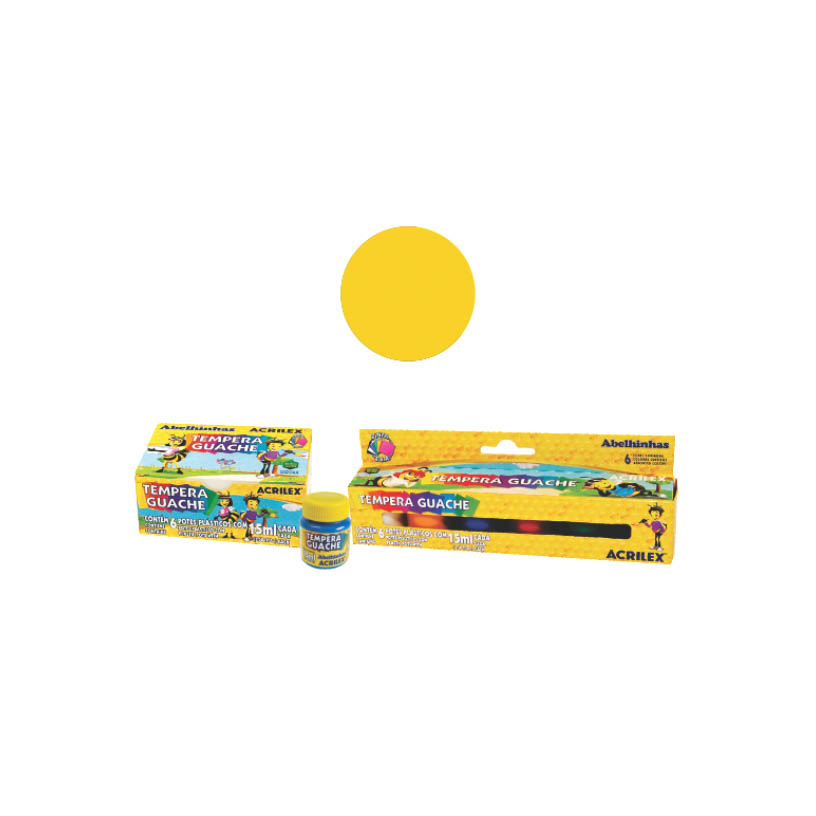 TINTA GUACHE 15ML AM OURO ACRILEX 1X12UN