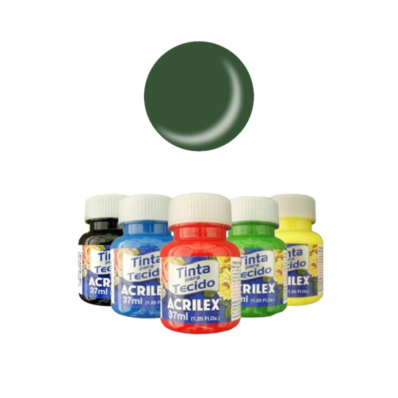 TINTA TECIDO ACRILEX F VD GRAMA 12X37ML
