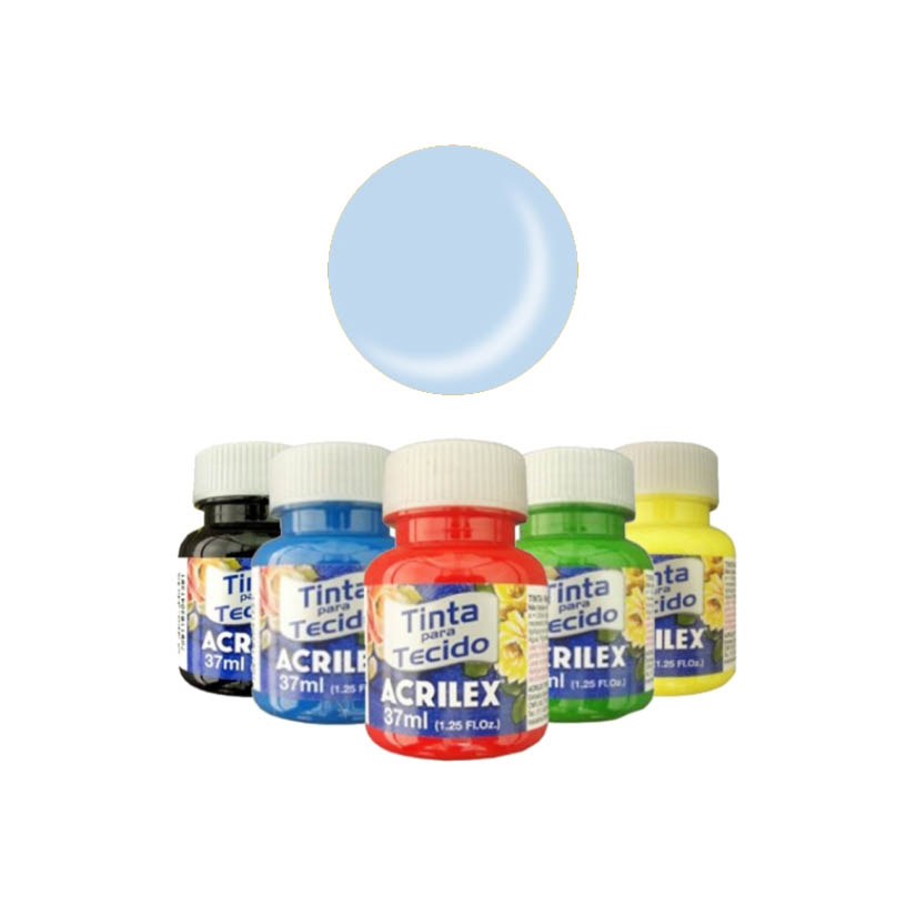 TINTA TECIDO ACRILEX F AZ BEBE 12X37ML 