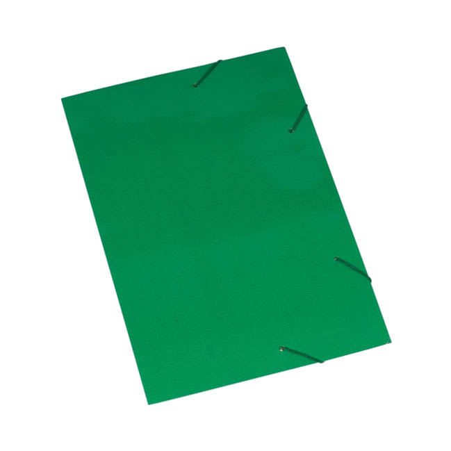 PASTA PAPEL ELAST VERDE POLYCART 1X20UN 