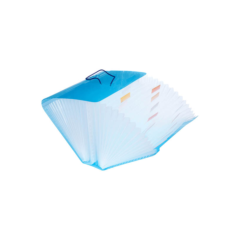 PASTA SANF  AZ A4 12DIV DAC  1X1UN