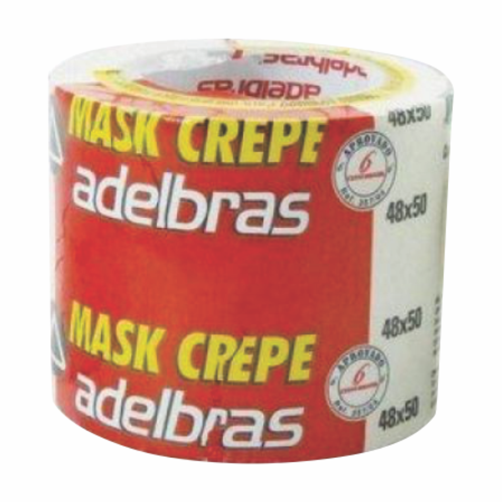 FITA CREPE 48MMX50M ADELBRAS   1X2UN 