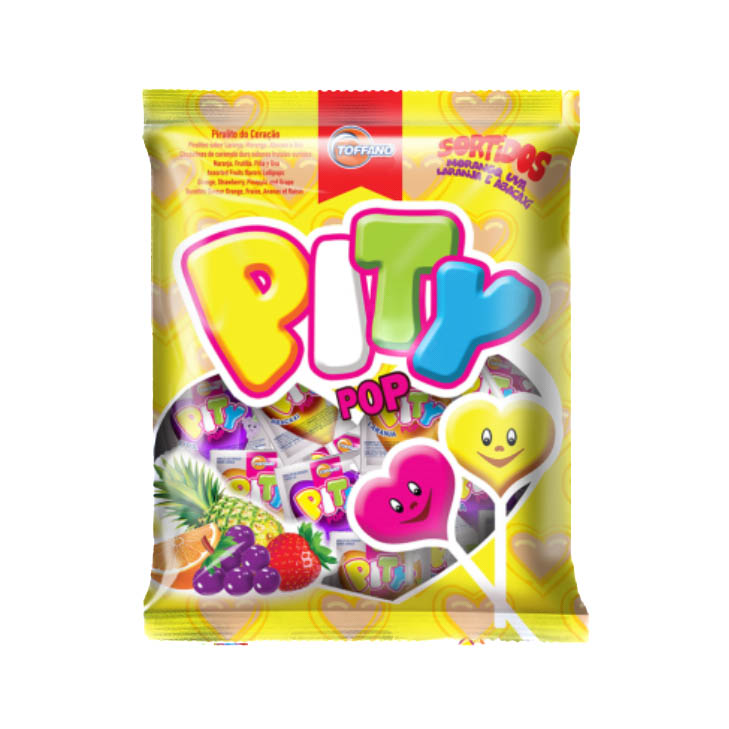 PIRULITO PITY FRUTAS TOFFANO 1X200G