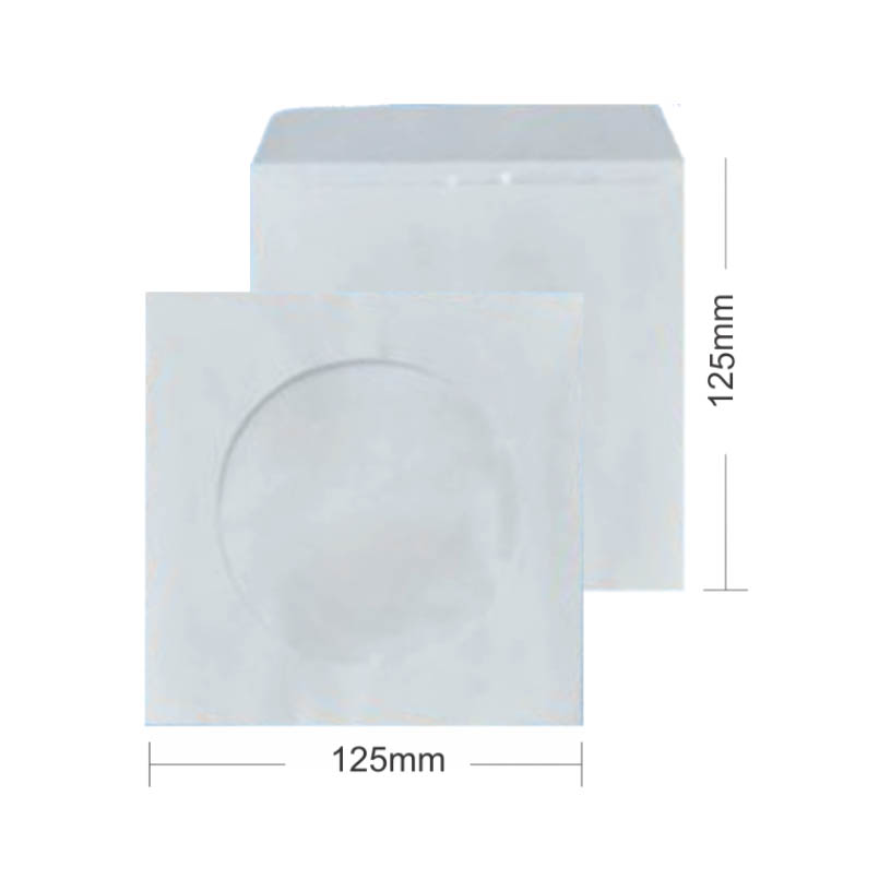ENVEL BR CD DVD 125X125 75G SCRIT 1X100U