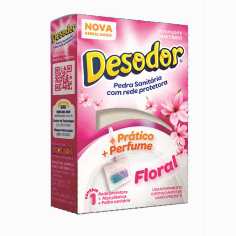 PASTILHA DESODOR C REDE FLORAL 1X1UN