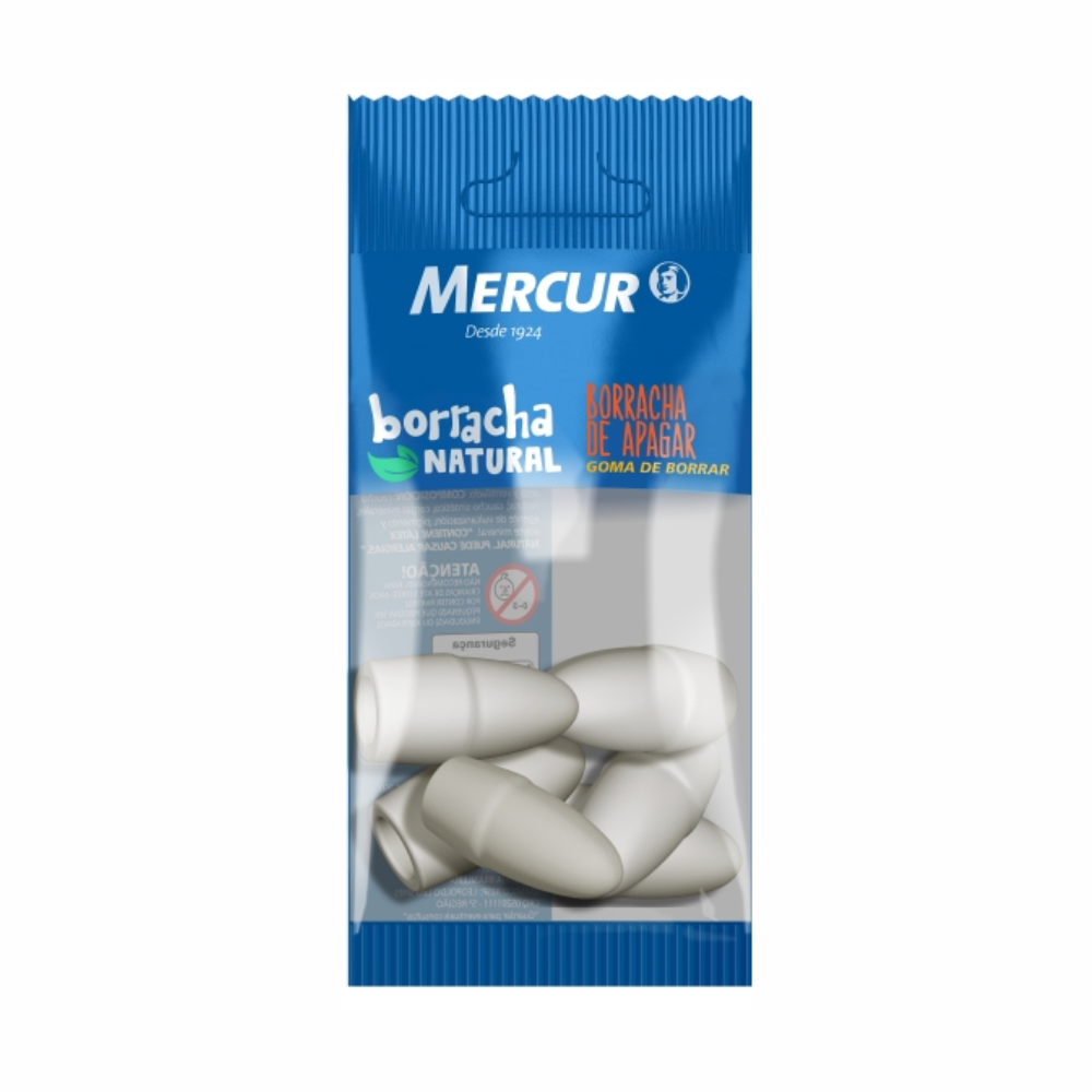 BORRACHA PONTEIRA BRANCA MERCUR  12X6UN 