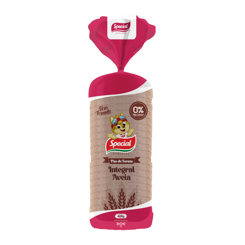 PAO COMUM SPECIAL AVEIA 1X400G