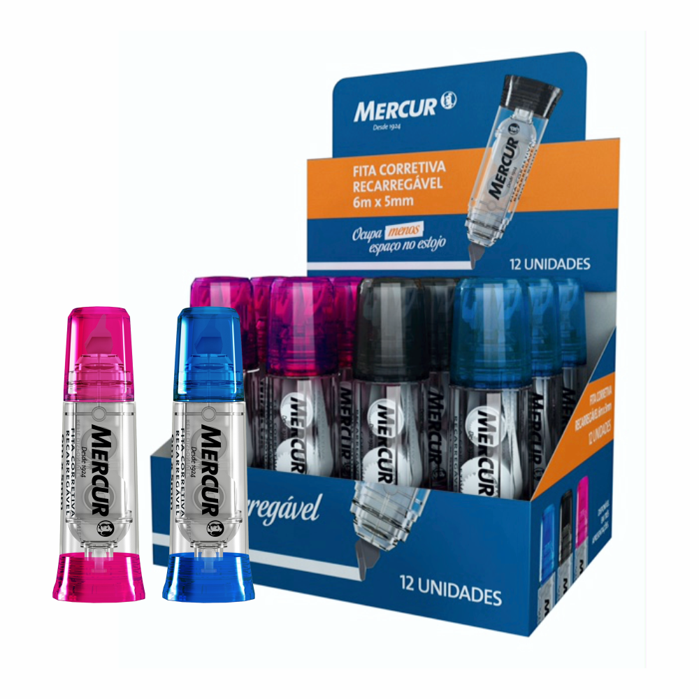 FITA 6M CORRETIVA RECARREGAV MERCUR 12UN