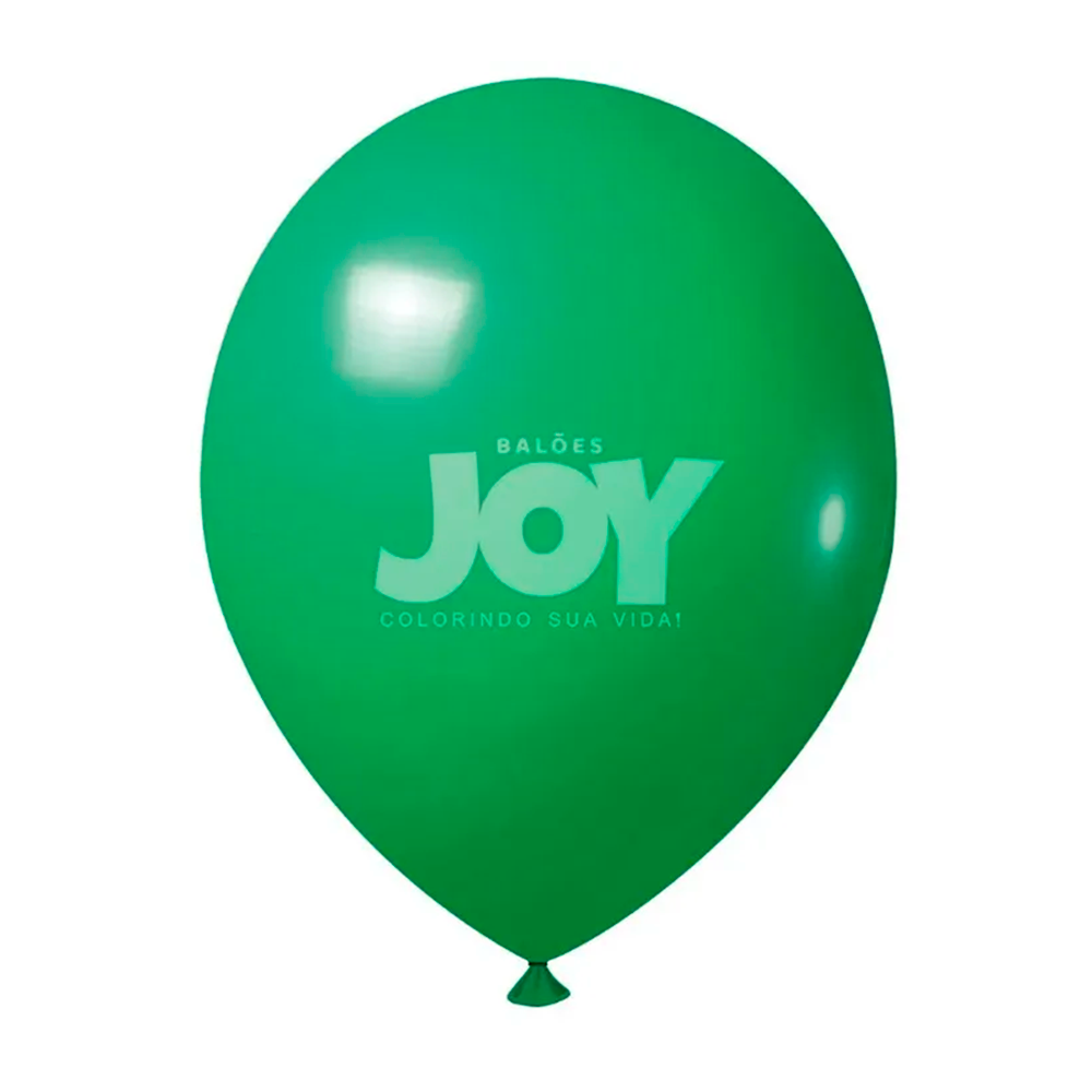 BALAO 8 VERDE BANDEIRA REDONDO JOY 1X50U