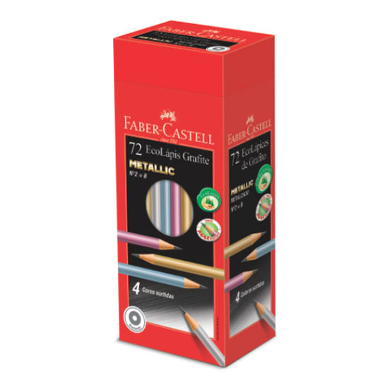 LAPIS PT ECO GRAF M METALLIC FABER 72UN 