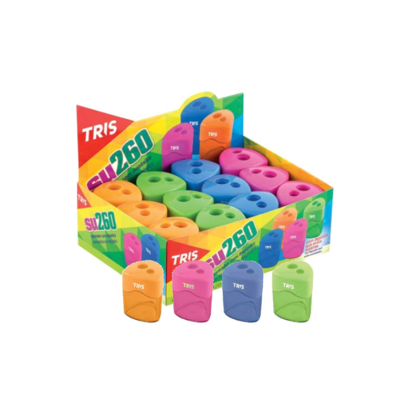 APONTADOR C DEP DUPLO SU-260 TRIS 1X12UN