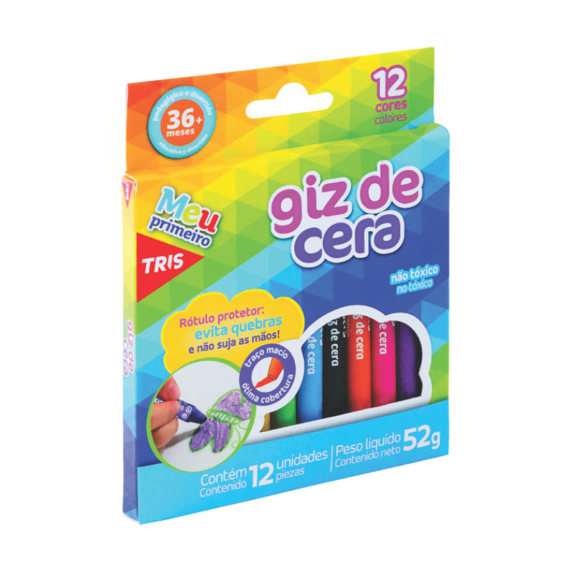 GIZ DE CERA FINO TRIS 24X12UN 