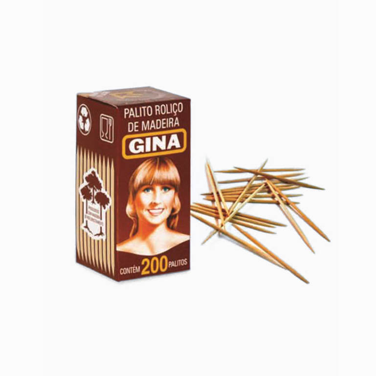 PALITO DE DENTE MAD GINA 54X200UN
