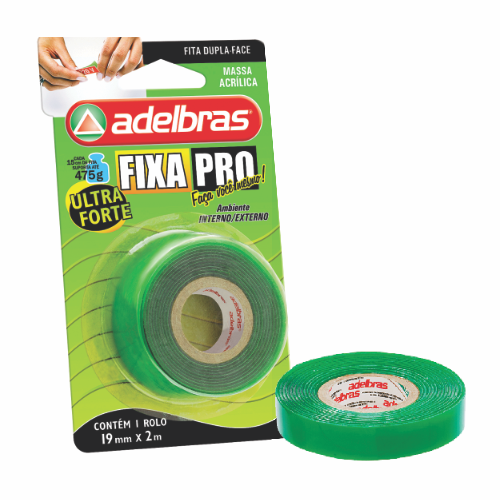 FITA D FACE 12MMX2M F M ACRIL ADELB 1UN