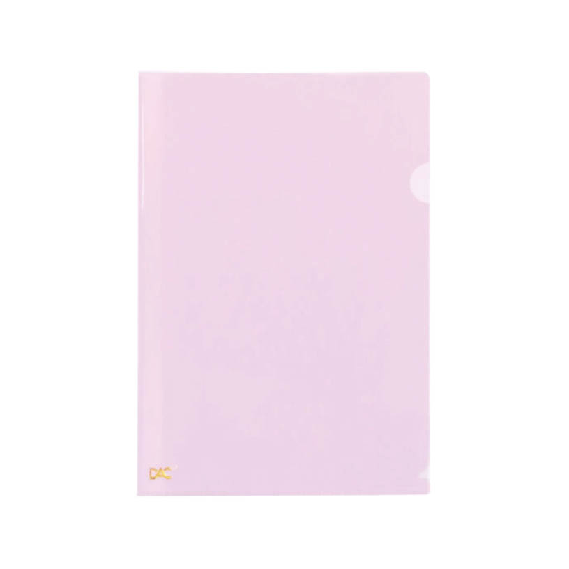 PASTA L A4 PP ROSA PASTEL DAC  1X10U 