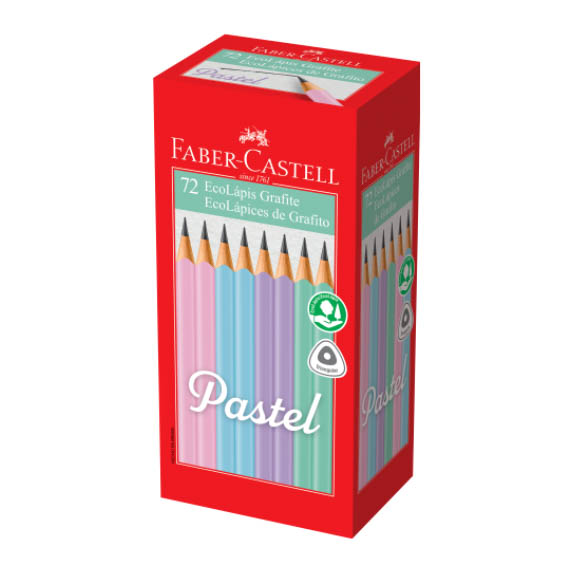 LAPIS PT ECO GRAF  PASTEL FABER 72U