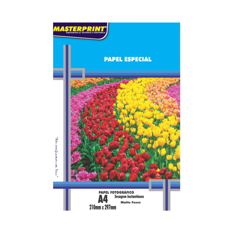 PAPEL FOTOGR A4 170G FOSCO MASTER 100FLS