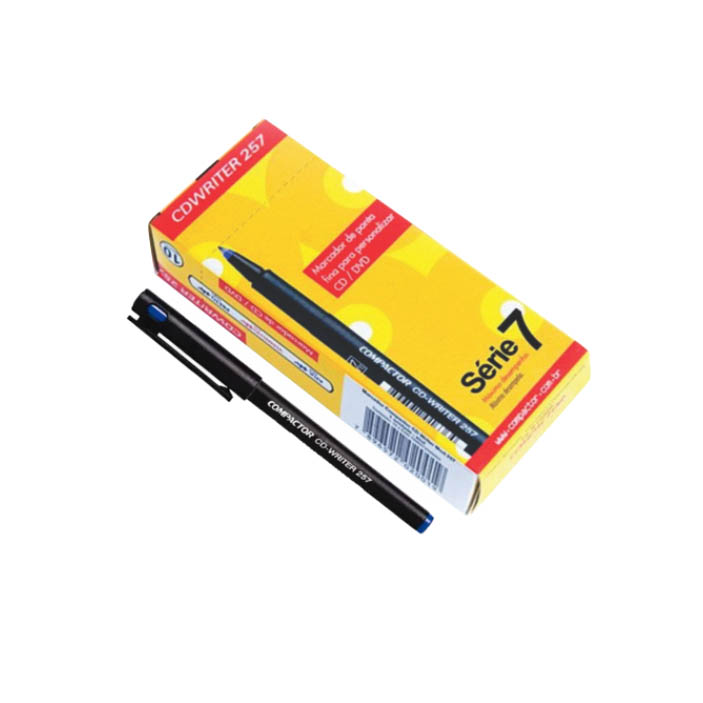 MARCADOR CD RET AZUL COMP 1X10UN 