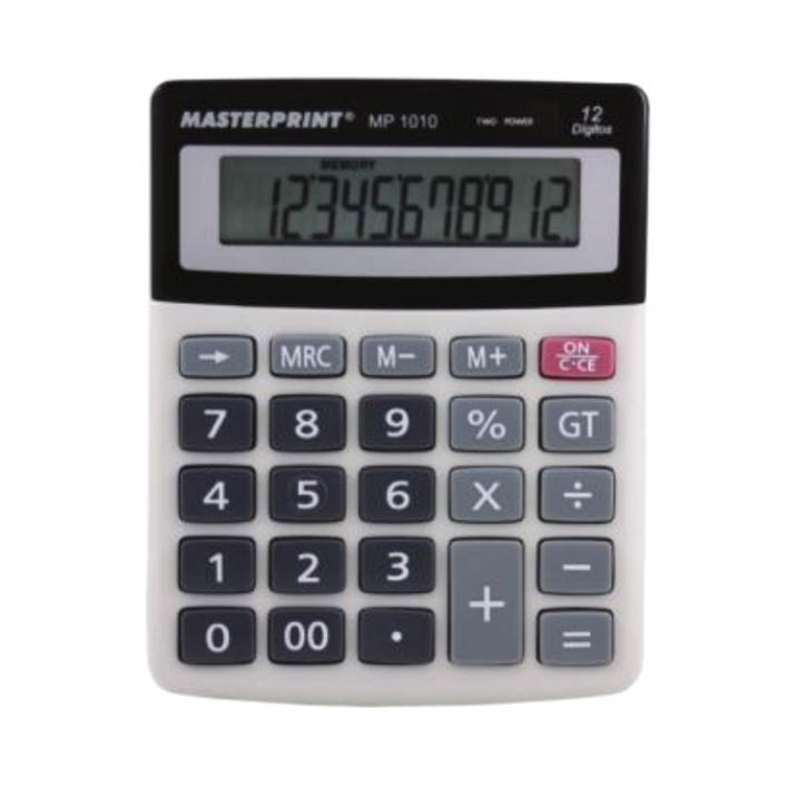 CALCULADORA ELETR MP1010 12DIG MASTPRINT