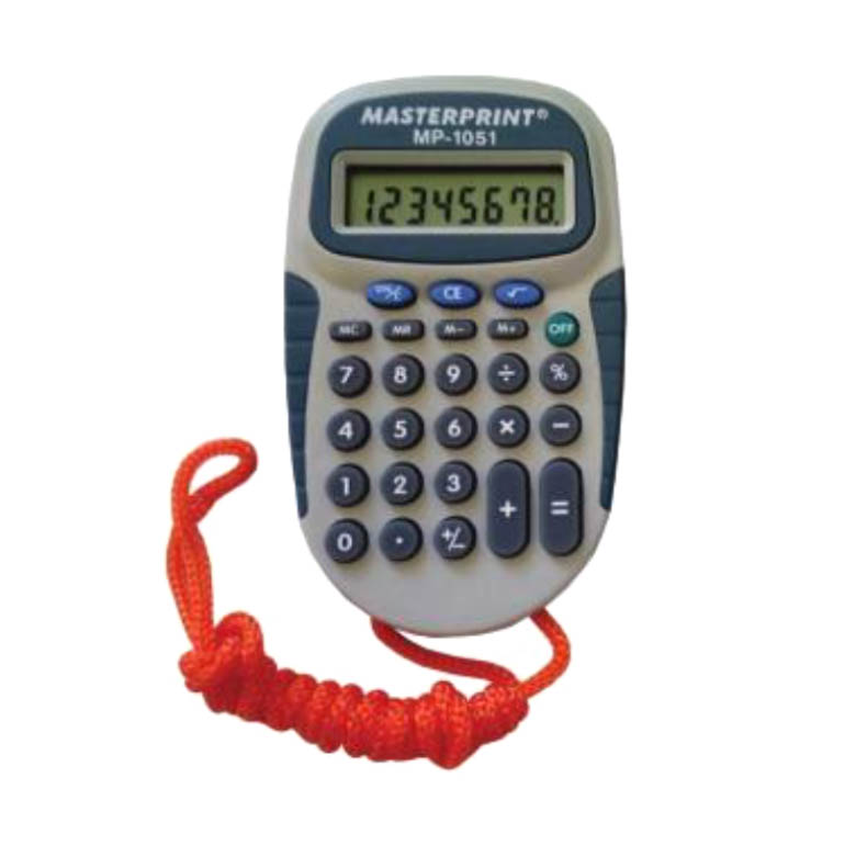 CALCULADORA ELETR MP1051 8DIG MASTPRINT