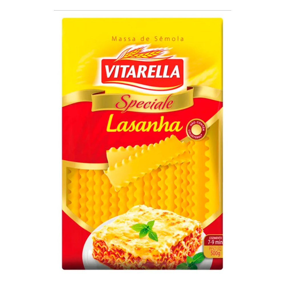 MACAR LASANHA VITARELLA SEMOL 10X500G