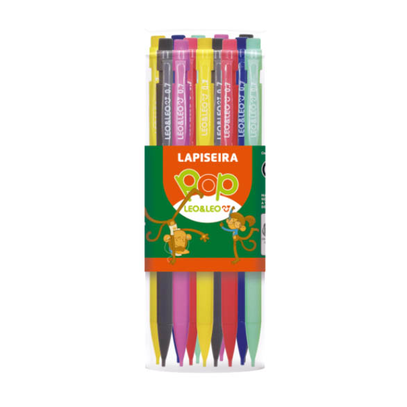 LAPISEIRA 0,7MM POP POTE LEO LEO 24UN 