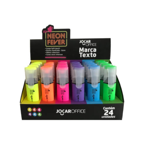 MARCA TEXTO NEON FEVER JOCAR 1X24UN