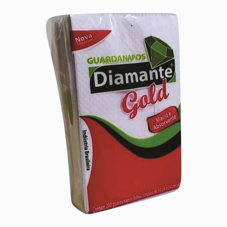 GUARDANAPO DIAMANT GOLD14X14 C200F 1X20U