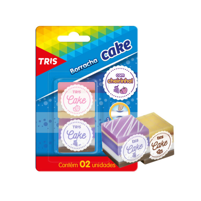 BORRACHA CAKE TRIS 1X2UN 